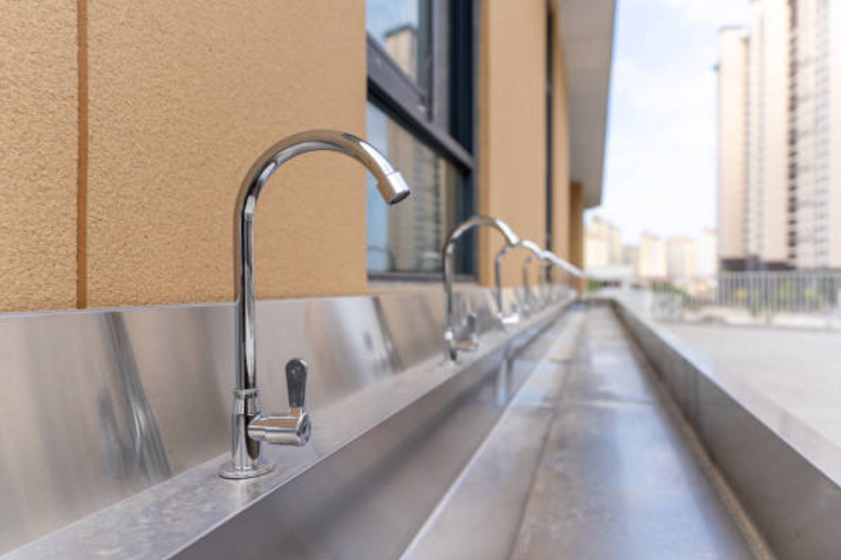 Stainless steel troughs