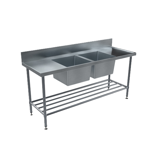 Workbench with Integrated Sink